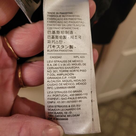 Vtg? Mens Levis Black Wood Grain Explorer Div. Crewneck Sweatshirt Size M - Picture 12 of 14